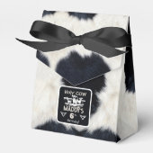 アニマルプリントホーリーカウズ誕生日ビーフボックス フェイバーボックス (正面サイド)