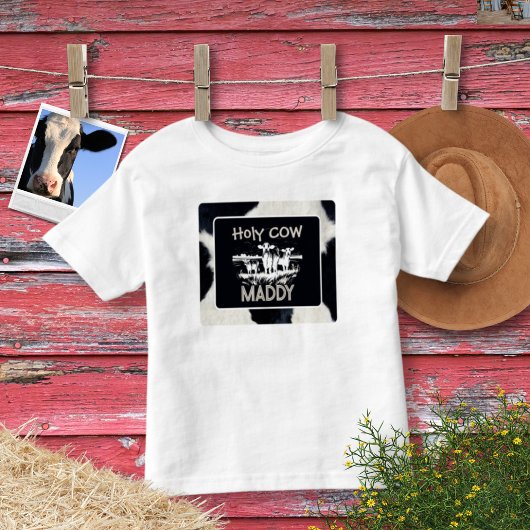 アニマルプリントホーリーカウトTシャツ トドラーTシャツ