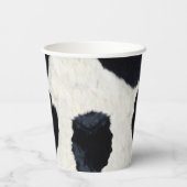 アニマルプリントホーリーカウー誕生日紙カップ 紙コップ (裏面)