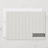 アニマルプリントポンプ|バチェロレッテ招待状 招待状 (裏面)