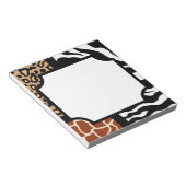 アニマルプリントメモ帳 ノートパッド (アングル)