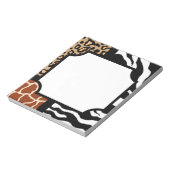 アニマルプリントメモ帳 ノートパッド (回転)