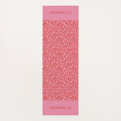 アニマルプリントモダンカラフル ヨガマット (裏面)