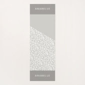 アニマルプリントモダンカラフル ヨガマット (裏面)