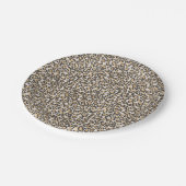 アニマルプリントレオパードスポットヌエトラルズシックパーティー ペーパープレート (アングル)