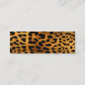 アニマルプリントレオパードファースキニー名刺 スキニー名刺 (裏面)