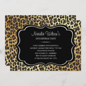 アニマルプリントレオパード招待状 招待状 (正面/裏面)
