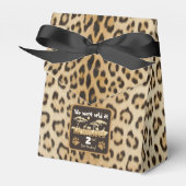 アニマルプリントレオパード誕生日お気に入り フェイバーボックス (正面サイド)