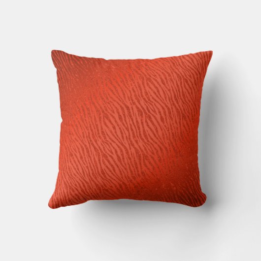 アニマルプリントレッドグリッターグラム クッション (裏面)