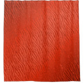 アニマルプリントレッドグリッターグラム シャワーカーテン (正面)