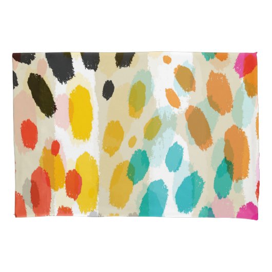 アニマルプリントヴィンテージシームレスパターン 枕カバー (正面)