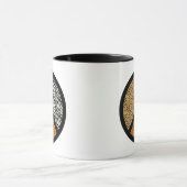 アニマルプリント和平標識 マグカップ (中央)