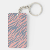 アニマルプリント型 キーホルダー (裏面)