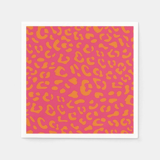 アニマルプリント型 スタンダードカクテルナプキン (正面)