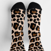 アニマルプリント型 ソックス (上部)
