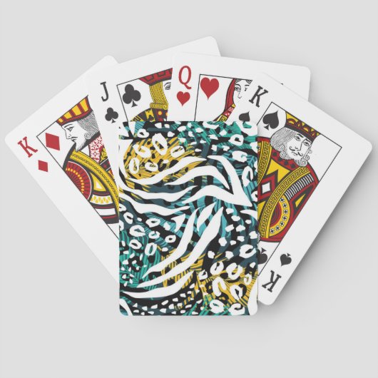 アニマルプリント型 トランプ (裏面)