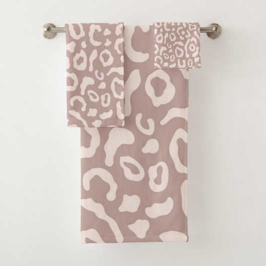 アニマルプリント型 バスタオルセット (インサイチュ)