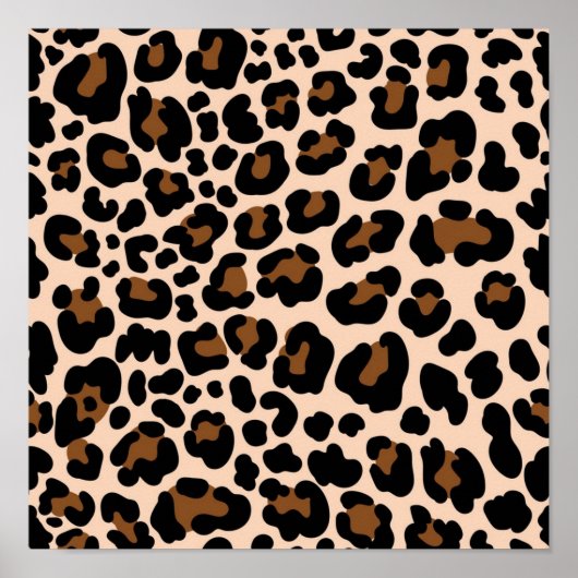 アニマルプリント型 ポスター (正面)