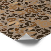 アニマルプリント型 ポスター (角)