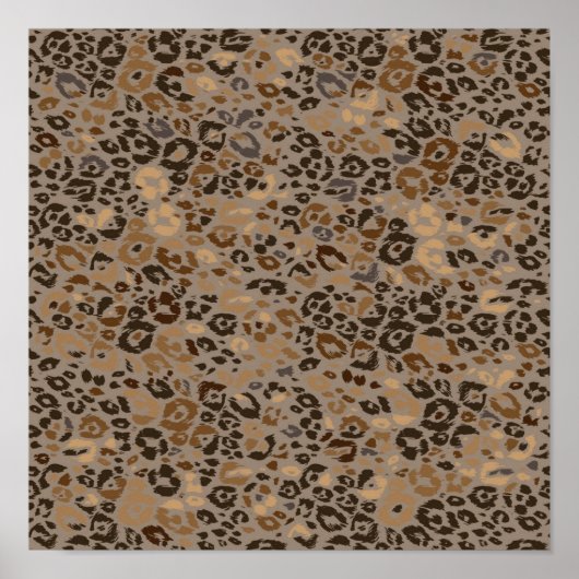 アニマルプリント型 ポスター (正面)
