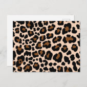 アニマルプリント型 ポストカード (正面/裏面)