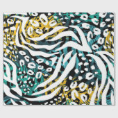 アニマルプリント型 ラッピングペーパー (フラット)