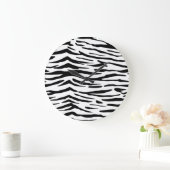 アニマルプリント型 ラージ壁時計 (ホーム)