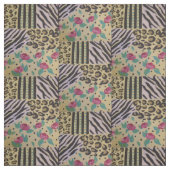 アニマルプリント幾何学 ファブリック (見本)