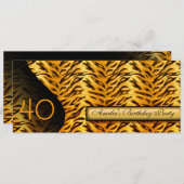 アニマルプリント招待状 招待状 (正面/裏面)