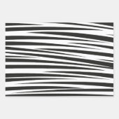 アニマルプリント模様野生動物誕生日 ラッピングペーパーシート (正面3)