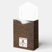 アニマルプリント牛のスタンピードブラウン誕生日 フェイバーボックス (オープン)