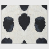 アニマルプリント牛白黒包装紙 ラッピングペーパー (フラット)