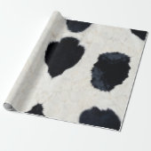アニマルプリント牛白黒包装紙 ラッピングペーパー (アンロールド)