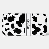 アニマルプリント白黒パターン Case-Mate iPhoneケース (裏面 (横))