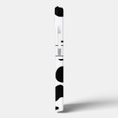 アニマルプリント白黒パターン Case-Mate iPhoneケース (裏面 / 左)