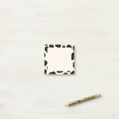 アニマルプリント白黒牛 ポストイット (デスク上)