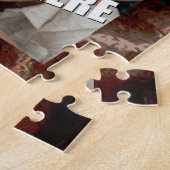 アニマルプリント茶 ジグソーパズル (側面)