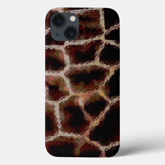 アニマルプリント茶 Case-Mate iPhoneケース (裏面)