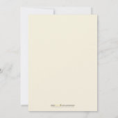 アニマルプリント誕生日パーティーの招待（アクア） 招待状 (裏面)