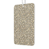 アニマルプリント車のレオパードおもしろいハート カーエアーフレッシュナー (左)