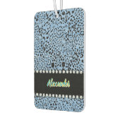 アニマルプリント鮮やかに飾られたジャユニークガー カーエアーフレッシュナー (左)