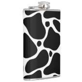 アニマルプリント黒白キリン模様テーム フラスク (右)