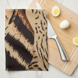 アニマルプリント キッチンタオル