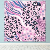 アニマルプリント キャンバスプリント (インサイチュ (ウッドフロア))