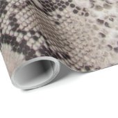 アニマルプリント スネーク タウペ ラッピングペーパー (ロールコーナー)