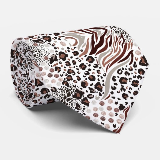 アニマルプリント  ネクタイ (ロール)