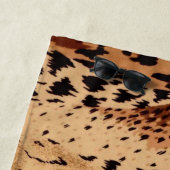 アニマルプリント，ヒョウ，チータ       ビーチタオル (インサイチュ)