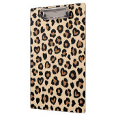 アニマルプリント，ヒョウ，チートスポット，ハート クリップボード (左)