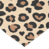 アニマルプリント,ヒョウ,チートスポット,ハート テーブルクロス (アングル)