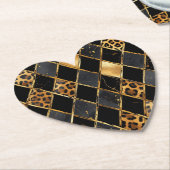 アニマルプリント ペーパーコースター (アングル)